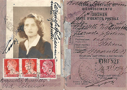 ID card Sinigaglia 1943